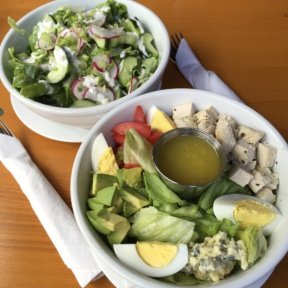 Gluten-free salads from The Growler